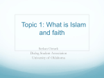 Islam and Democracy - The University of Oklahoma