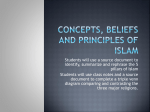 Concepts, Beliefs and Principles of Islam