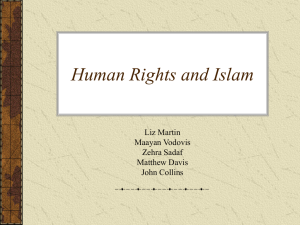 Human Rights and Islam