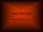 Islam Webquest