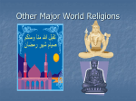 Other Major World Religions