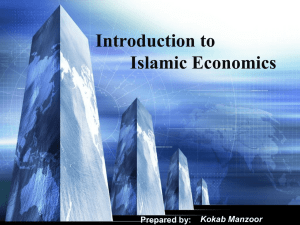emergence of islamic economics
