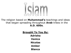 Islam Presentation - Mr. Weiss