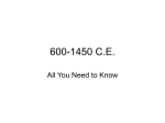 600-1450 CE - TeacherWeb