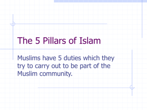 The 5 Pillars of Islam