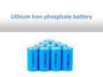 Lithium Iron phosphate battery presentation ver