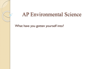 AP Environmental Science