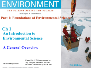 Ch. 1 Intro to Environmental Science