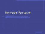 Nonverbal Persuasion PPT