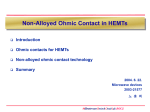 Non-alloyed Ohmic contact