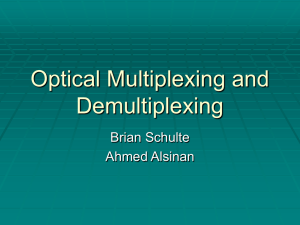 Multiplexing and De