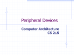 Chapter 9: Peripheral Devices—Overview