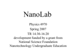Nano Nano Nano Nano Nano - The University of Oklahoma