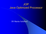 JOP Java Optimized Processor