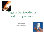 Organic Semiconductor and its applications