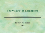 The “Laws” of Computers