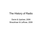 The History of Radio and Television (Part 1)