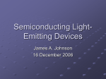 Semiconducting Light