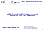 MIL STD 1553 - ESA Microelectronics Section