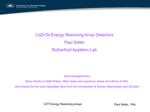 Slide 1 - PPD - STFC Particle Physics Department