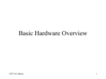 Overview of computer hardware