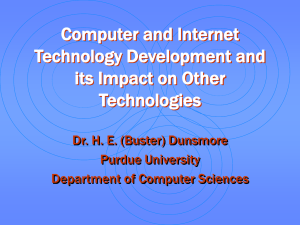 Computer and Internet Technology Development and its Impact on