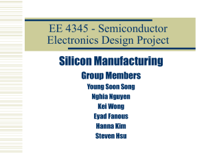 Semiconductor Manufacturing Process