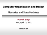 Memories and State Machines