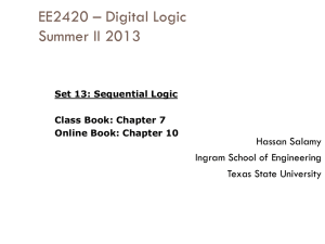EE2420 – Digital Logic Fall 2010