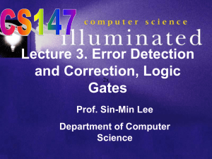 27FCS147LECTURE3 - Department of Computer Science