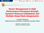 Power Management in High Performance Processors through