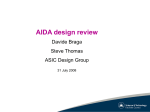 AIDA design review