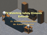 TV Watching Safety Distance Enforcer