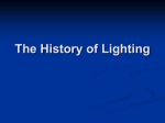 The History of Lighting