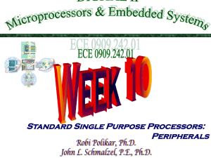 Standard Single Purpose Processors