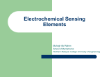 Electrochemical Sensing Elements