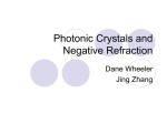 Photonic Crystals and Negative Refraction
