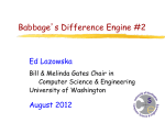 Difference engine 2 - CS4HS