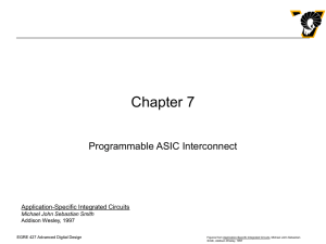 Chapter 7 - Programmable ASIC Interconnect