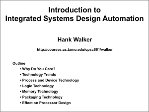 Technology for Microprocessor Design