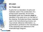 IPC-2221 3.4 Parts List
