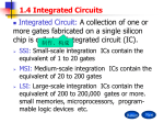 1.4 Integrated Circuits