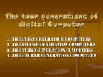 ThE fOuR gEnEraTioNs oF dIgiTaL CoMputEr