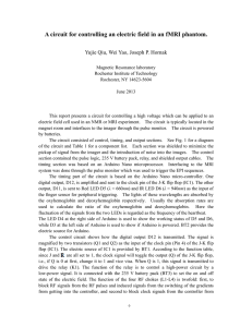 A circuit for controlling an electric field in an fMRI... Yujie Qiu, Wei Yao, Joseph P. Hornak