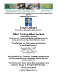 Steve Leibson ISTeC Distinguished Lecture