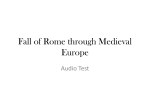 audio rome & medieval europe
