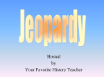 Jeopardy - Lake Travis Independent School District