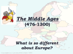 Powerpoint Notes on The Middle Ages