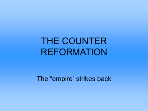 the counter reformation