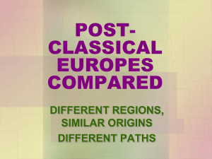 post-classical europes compared